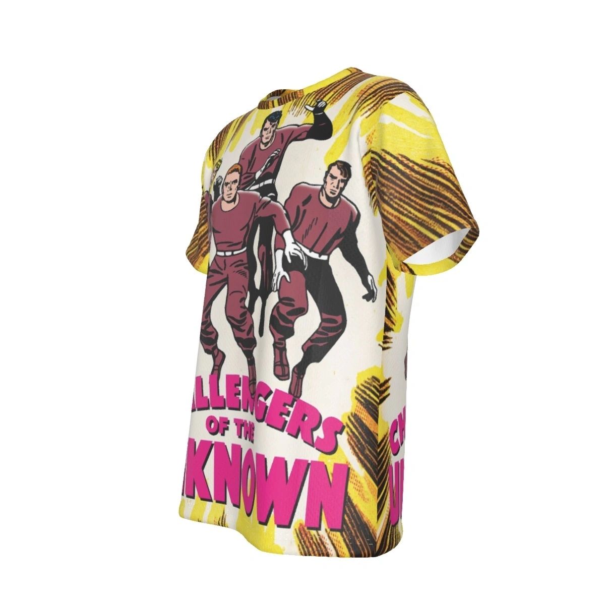 CHALLENGERS OF THE UNKNOWN ALL-OVER PRINT SHIRT AND TANK TOP
