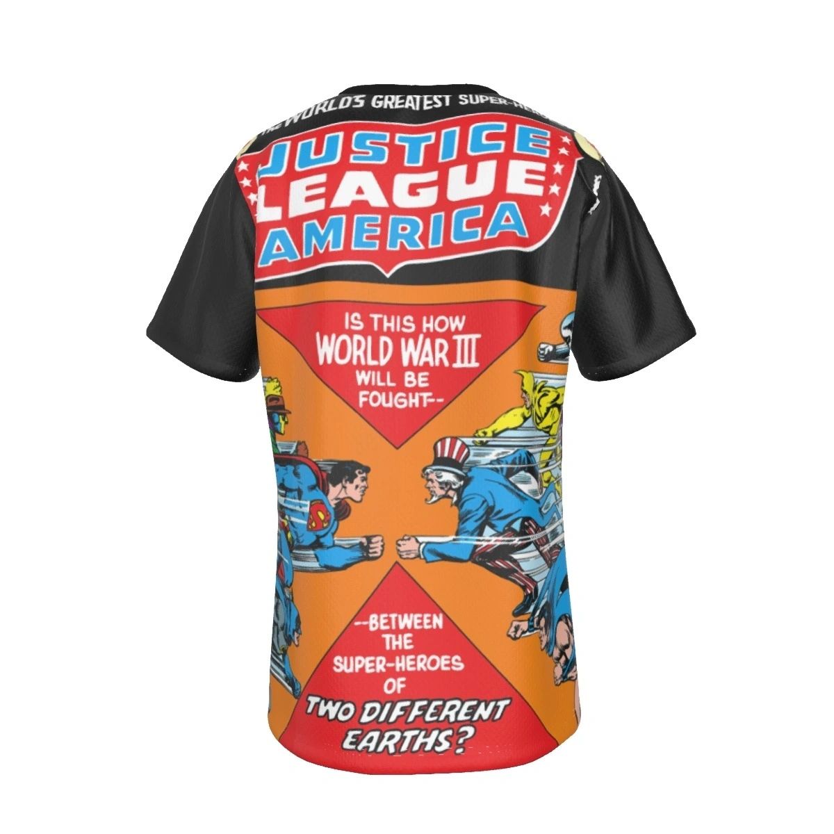 JLA 108 FREEDOM FIGHTERS ALL-OVER PRINT SHIRT AND TANK TOP