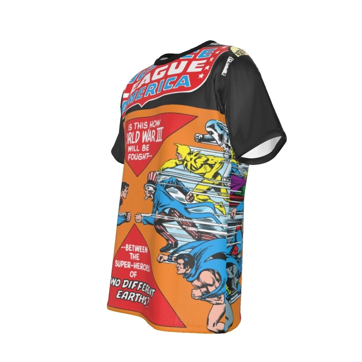JLA 108 FREEDOM FIGHTERS ALL-OVER PRINT SHIRT AND TANK TOP