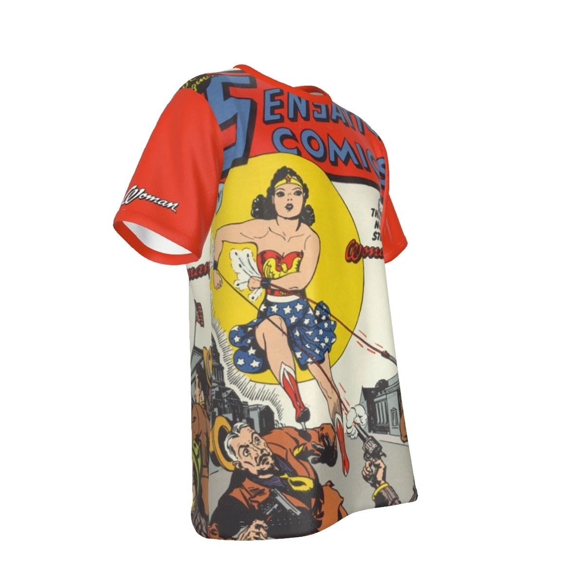 SENSATION COVER WONDER WOMAN ALL-OVER PRINT SHIRT AND TANK TOP