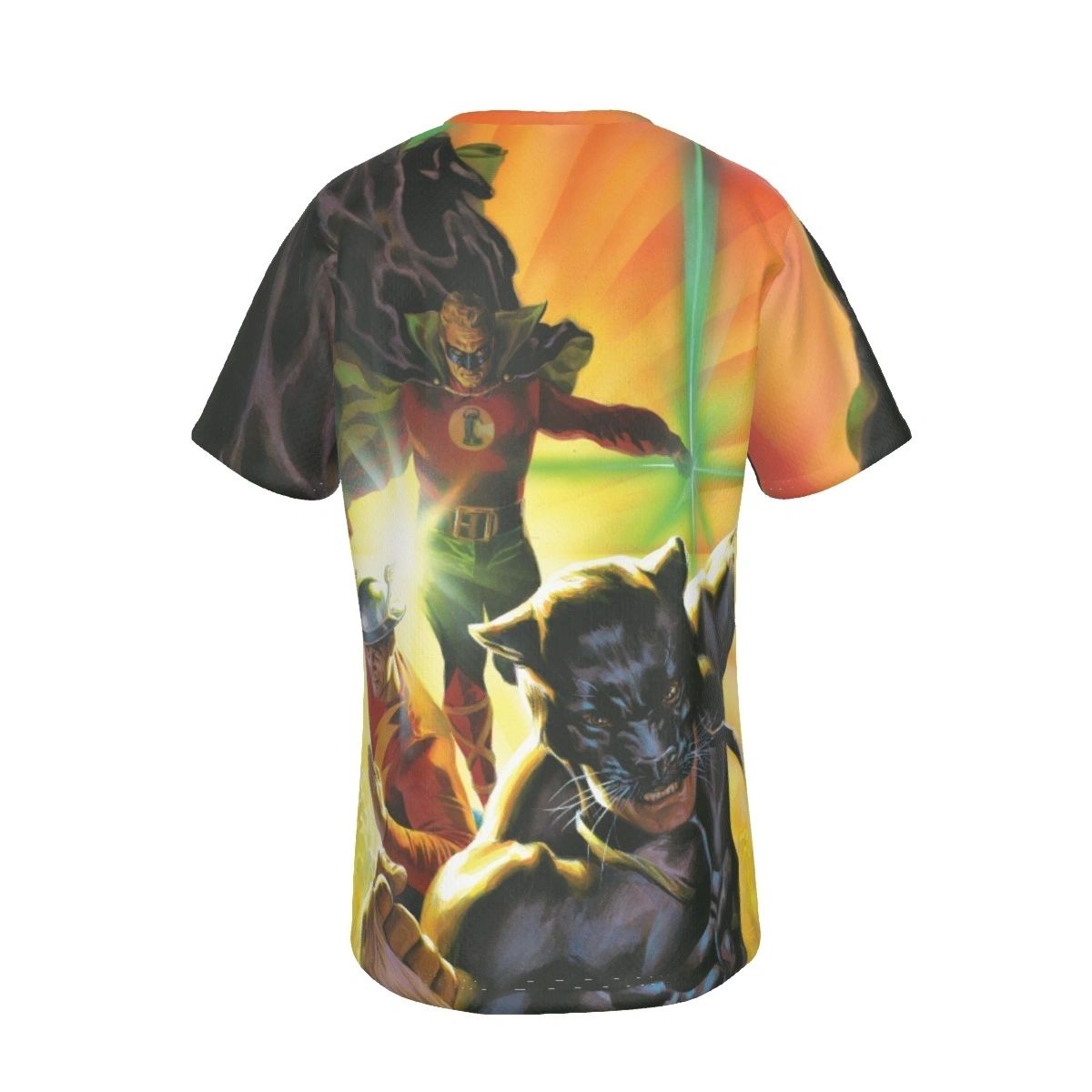 WILDCAT GREEN LANTERN FLASH ALL-OVER PRINT SHIRT AND TANK TOP