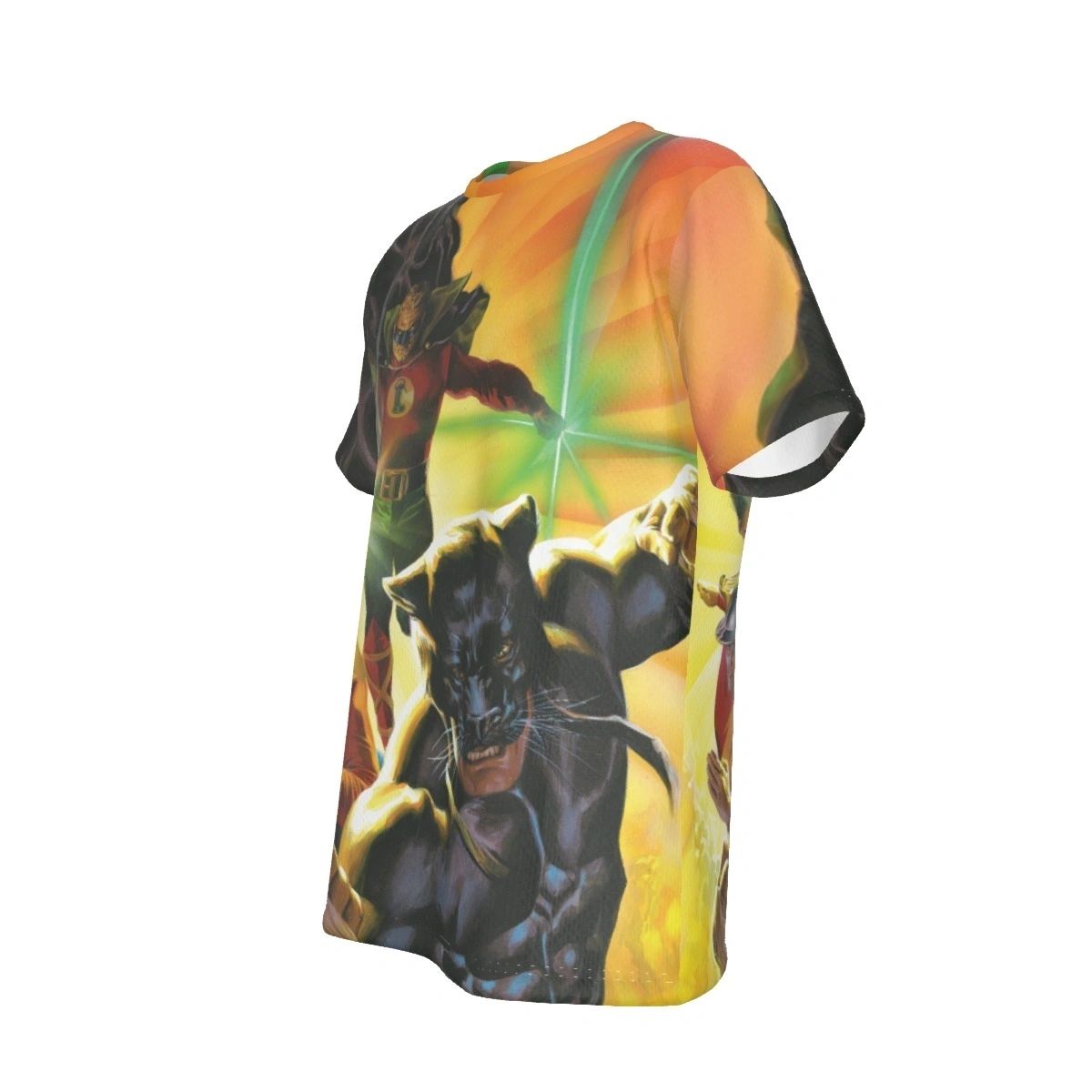 WILDCAT GREEN LANTERN FLASH ALL-OVER PRINT SHIRT AND TANK TOP