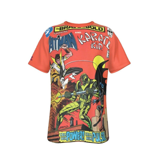 BATMAN & KARATE KID - RAVE & BOLD 198 COVER ALL-OVER PRINT SHIRT AND TANK TOP