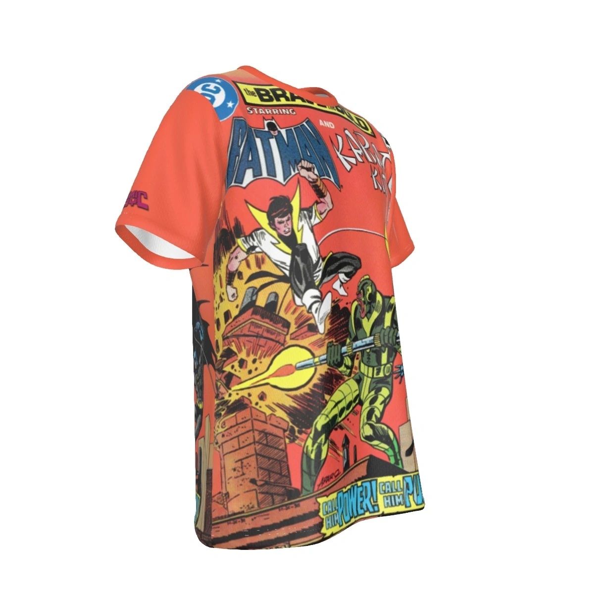 BATMAN & KARATE KID - RAVE & BOLD 198 COVER ALL-OVER PRINT SHIRT AND TANK TOP
