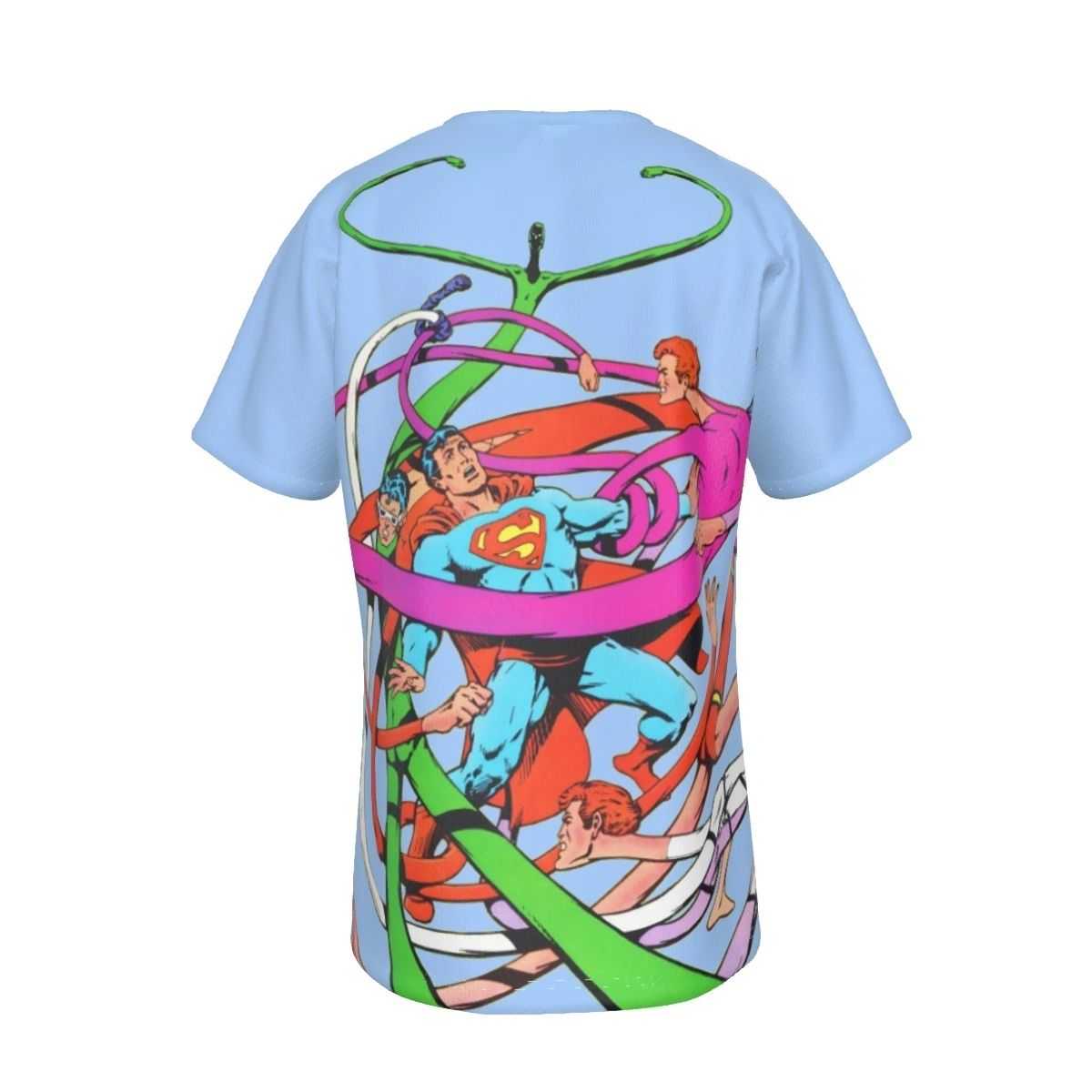 SUPERMAN & ELASTIC LAD(4) ALL-OVER PRINT SHIRT AND TANK TOP