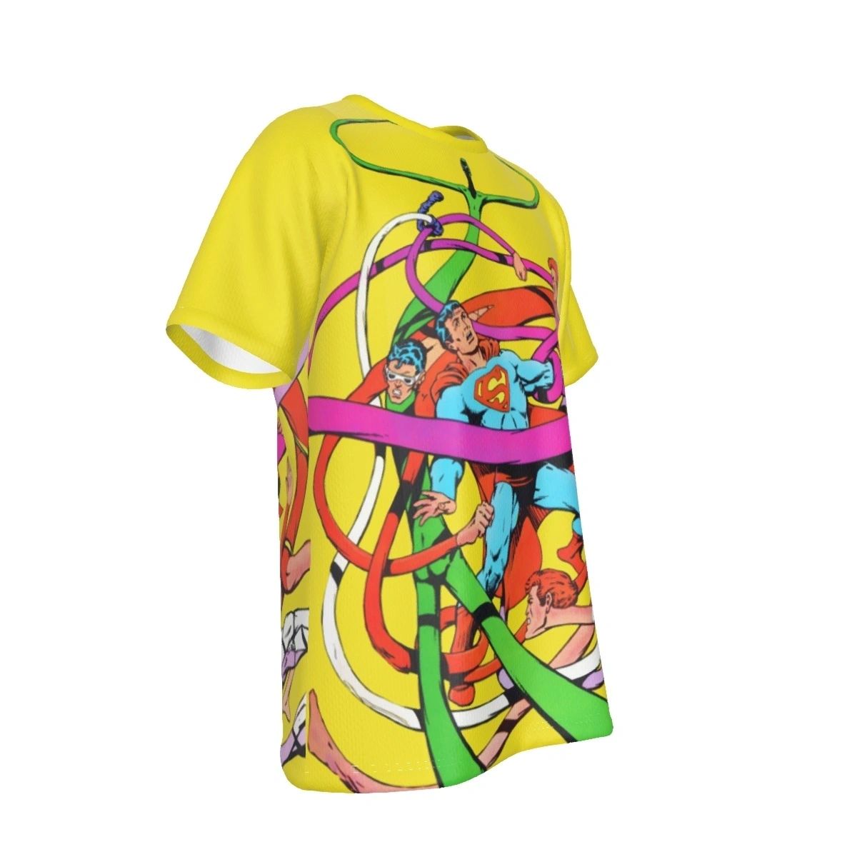 SUPERMAN & ELASTIC LAD(4) ALL-OVER PRINT SHIRT AND TANK TOP