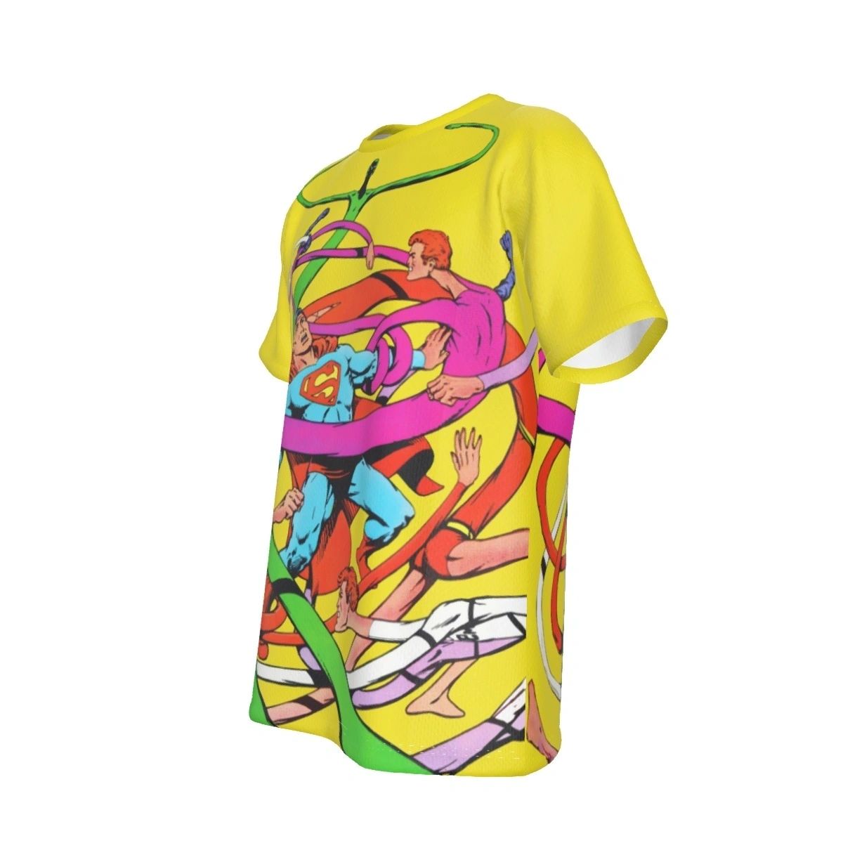SUPERMAN & ELASTIC LAD(4) ALL-OVER PRINT SHIRT AND TANK TOP