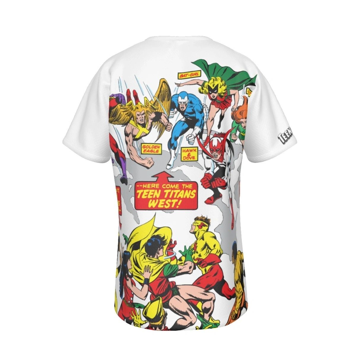 TEEN TITANS 50 COVER ALL-OVER PRINT SHIRT AND TANK TOP