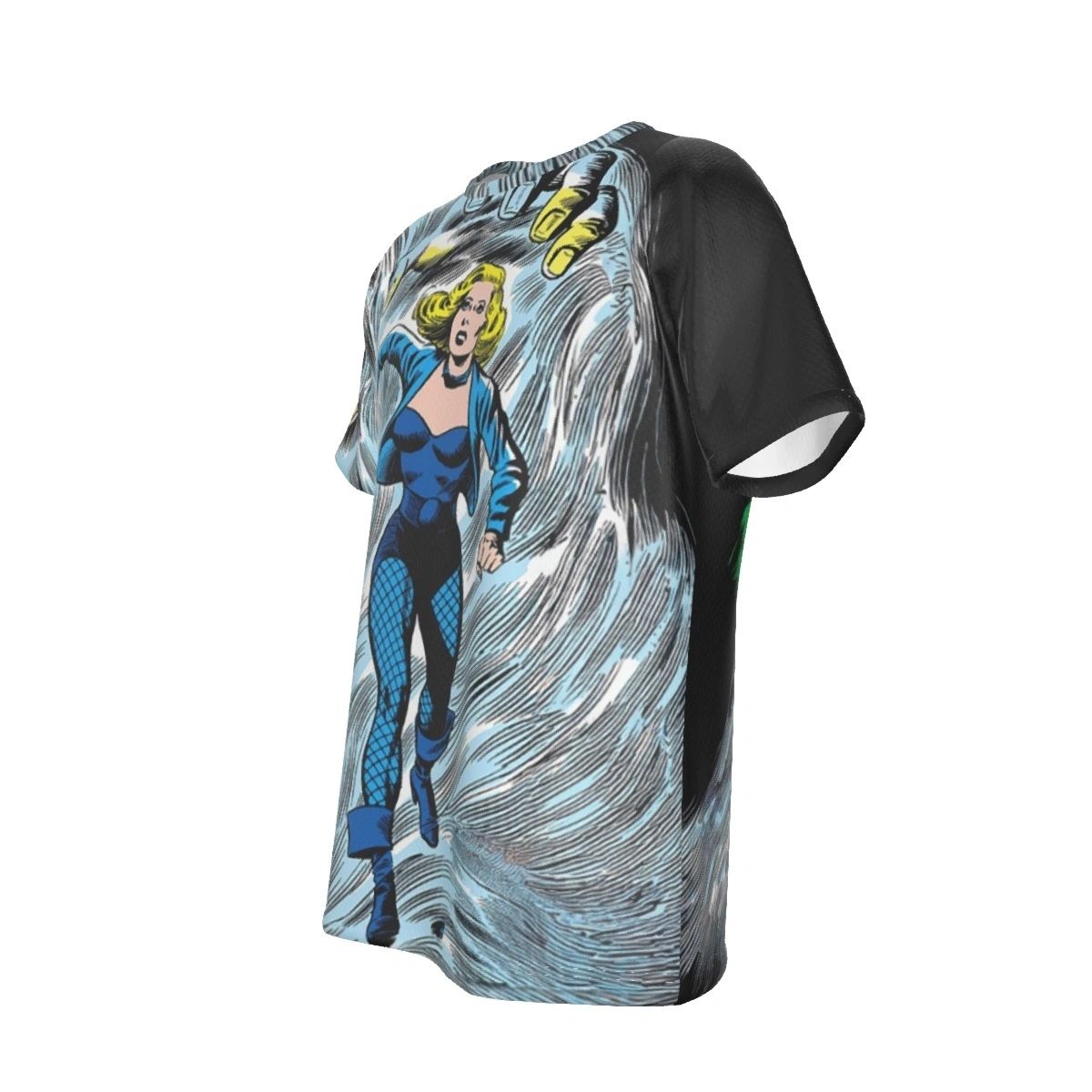 BLACK CANARY STARMAN MIST ALL-OVER PRINT SHIRT AND TANK TOP