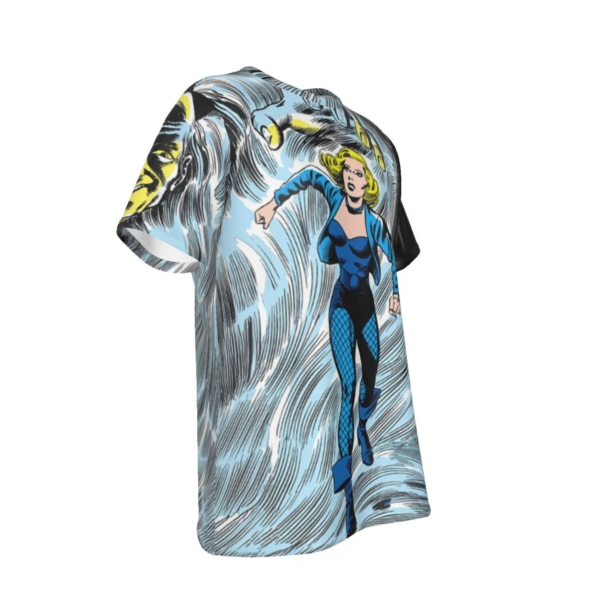 BLACK CANARY STARMAN MIST ALL-OVER PRINT SHIRT AND TANK TOP