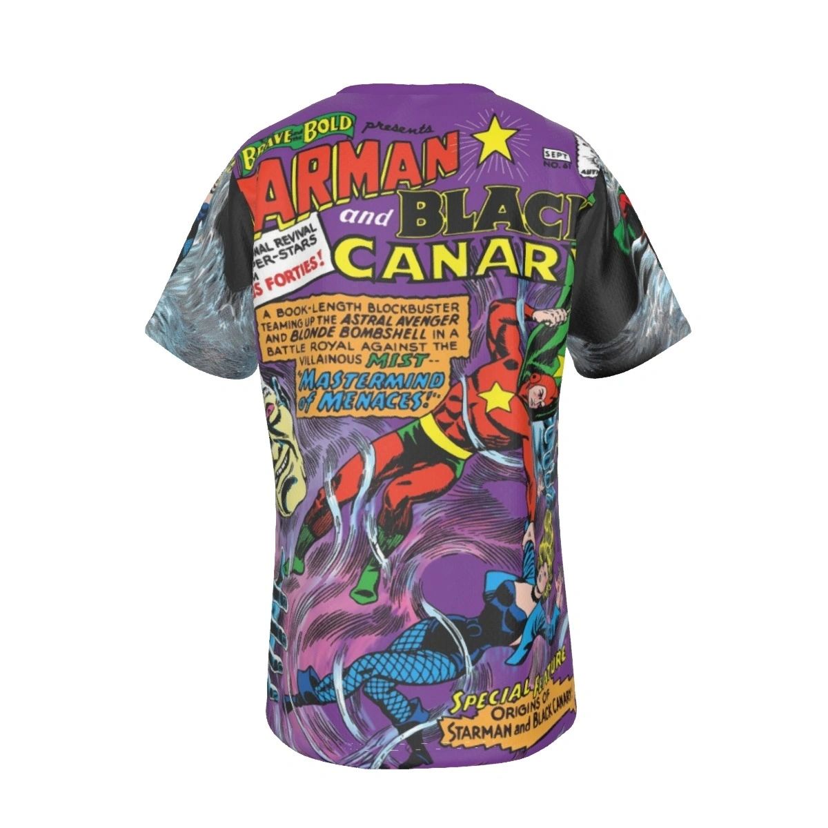 BLACK CANARY STARMAN BNB ALL-OVER PRINT SHIRT AND TANK TOP