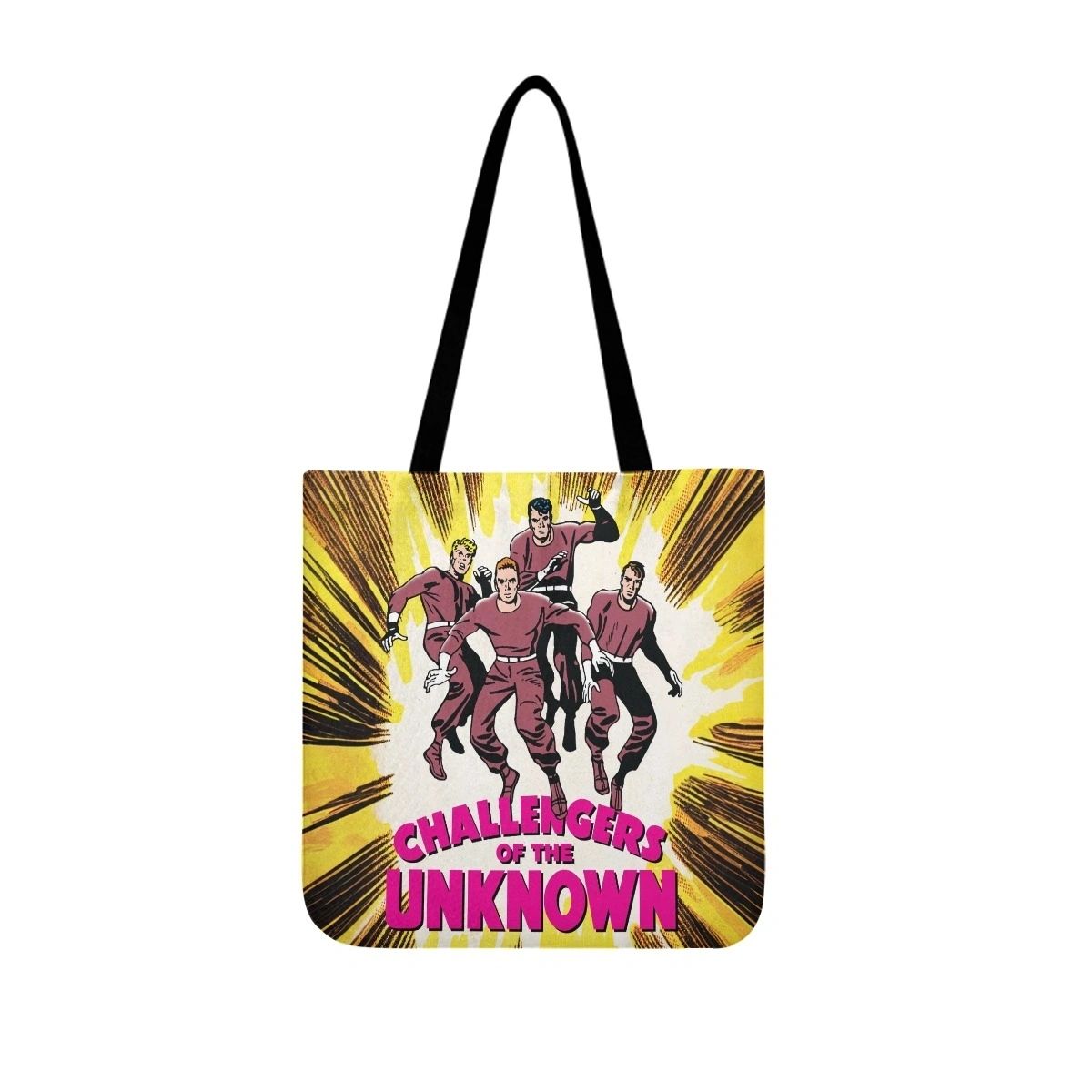 CHALLENGERS OF THE UNKNOWN CLOTH TOTE BAG