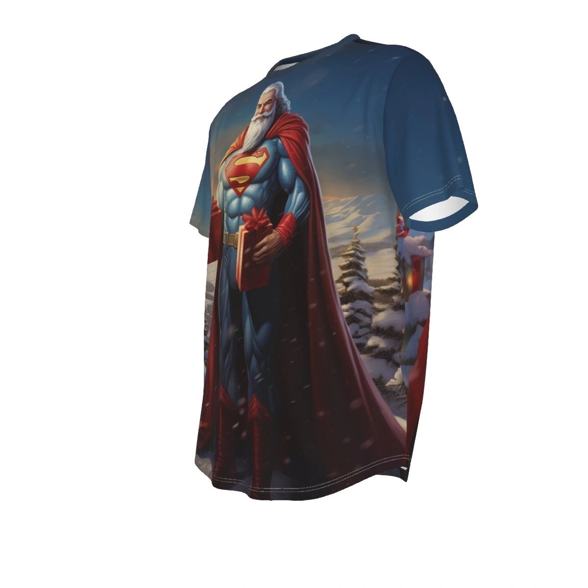 SUPER SANTA ALL-OVER PRINT SHIRT AND TANK TOP
