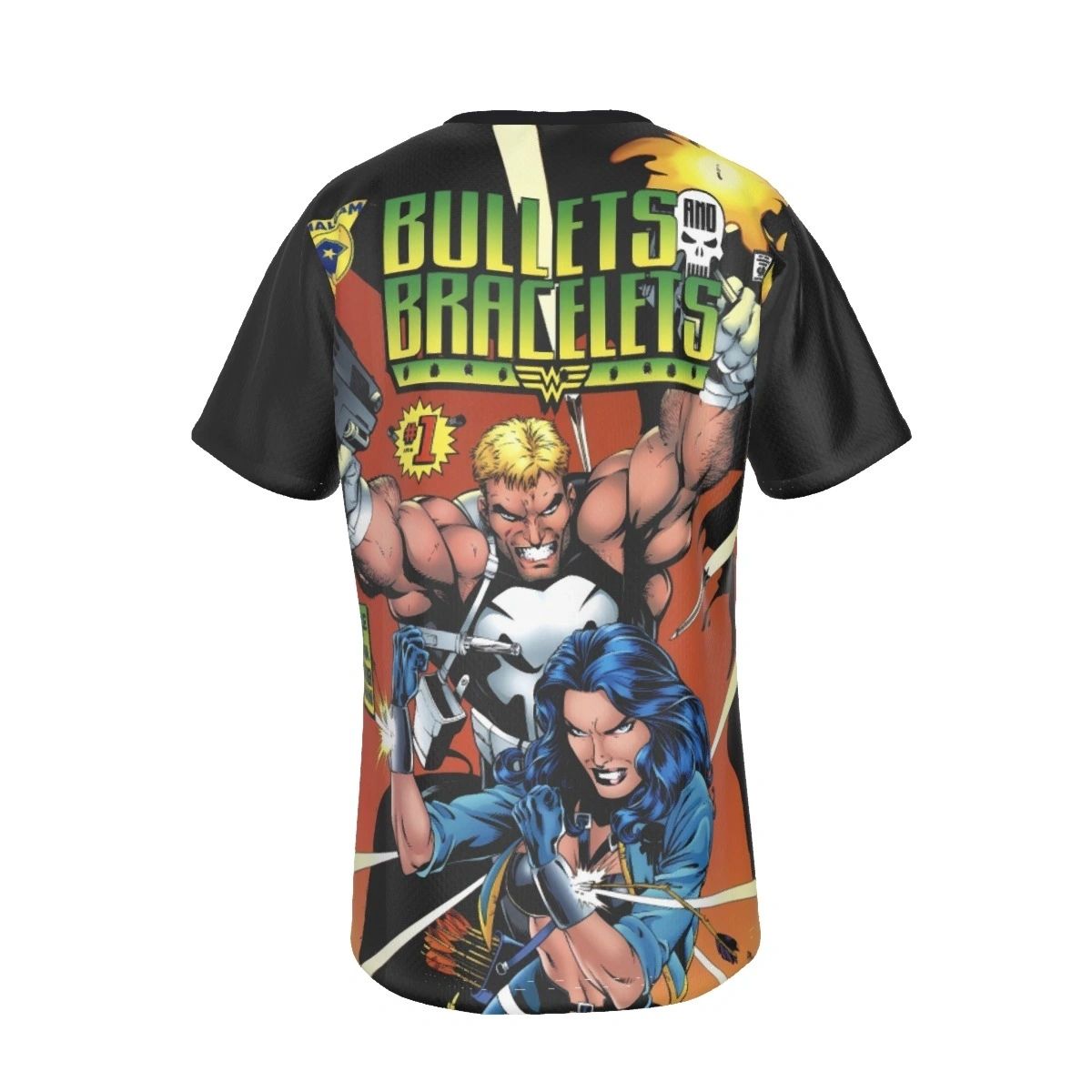 AMALGAM BULLETS & BRACELETS ALL-OVER PRINT SHIRT AND TANK TOP