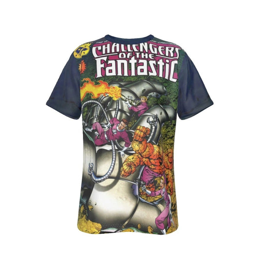 AMALGAM CHALLNGERS OF THE FANTASTIC ALL OVER PRINT AND TANK TOP