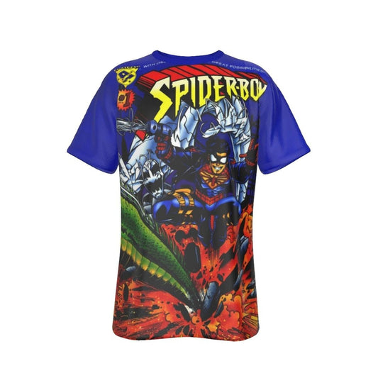 AMALGAM SPIDER-BOY ALL-OVER PRINT SHIRT AND TANK TOP