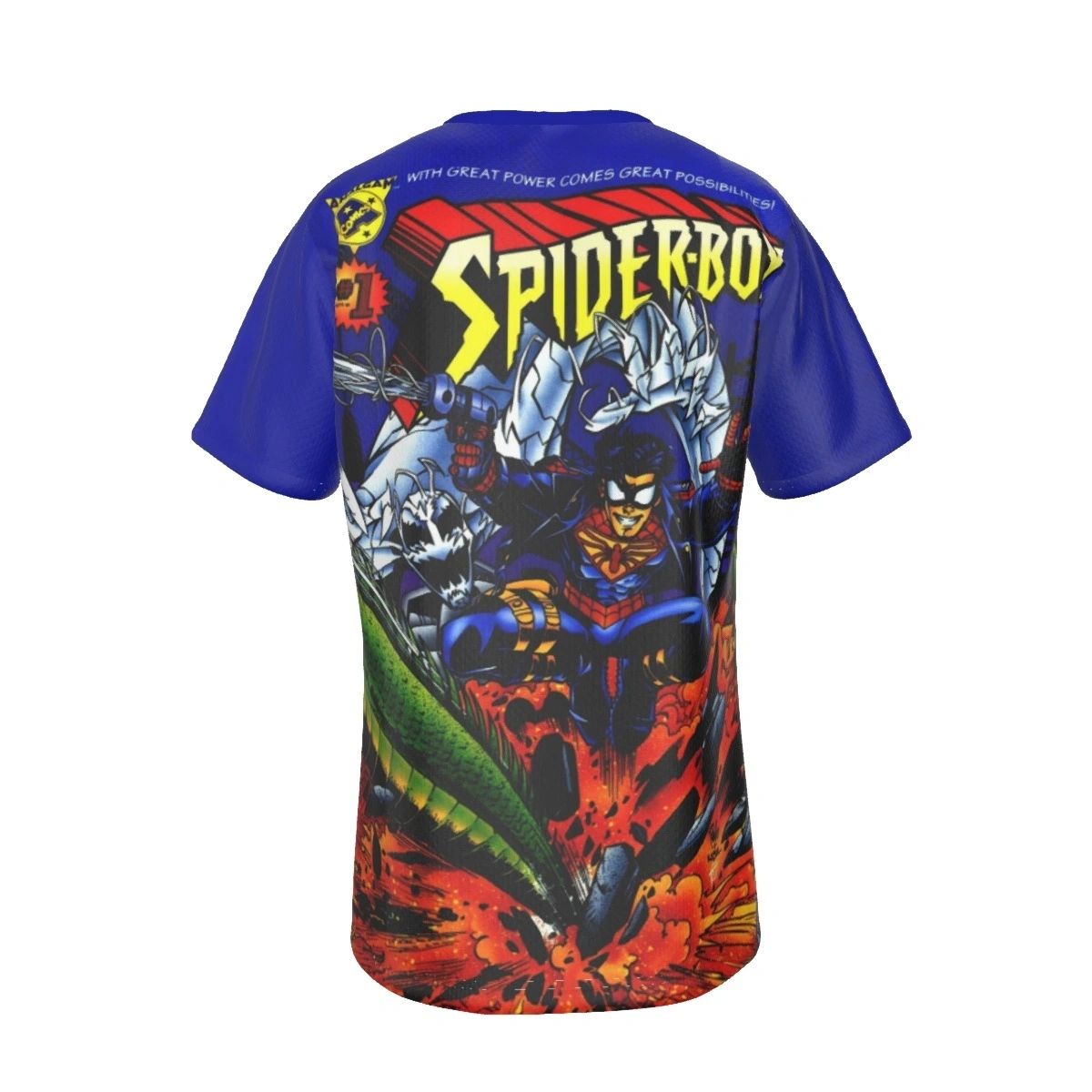 AMALGAM SPIDER-BOY ALL-OVER PRINT SHIRT AND TANK TOP