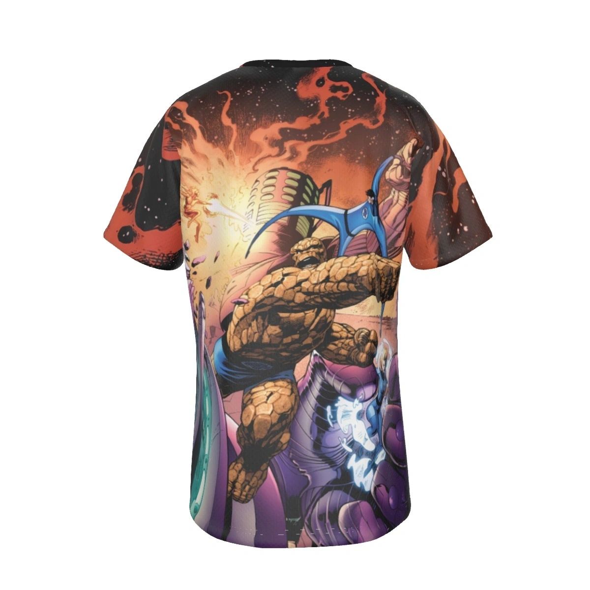 FANTASTIC 4 VS GALACTUS COVER ALL OVER SHIRT AND TANK TOP