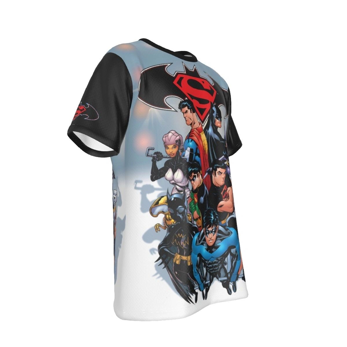 BATMAN SUPERMAN FAMILY COVER ALL OVER SHIRT AND TANK TOP