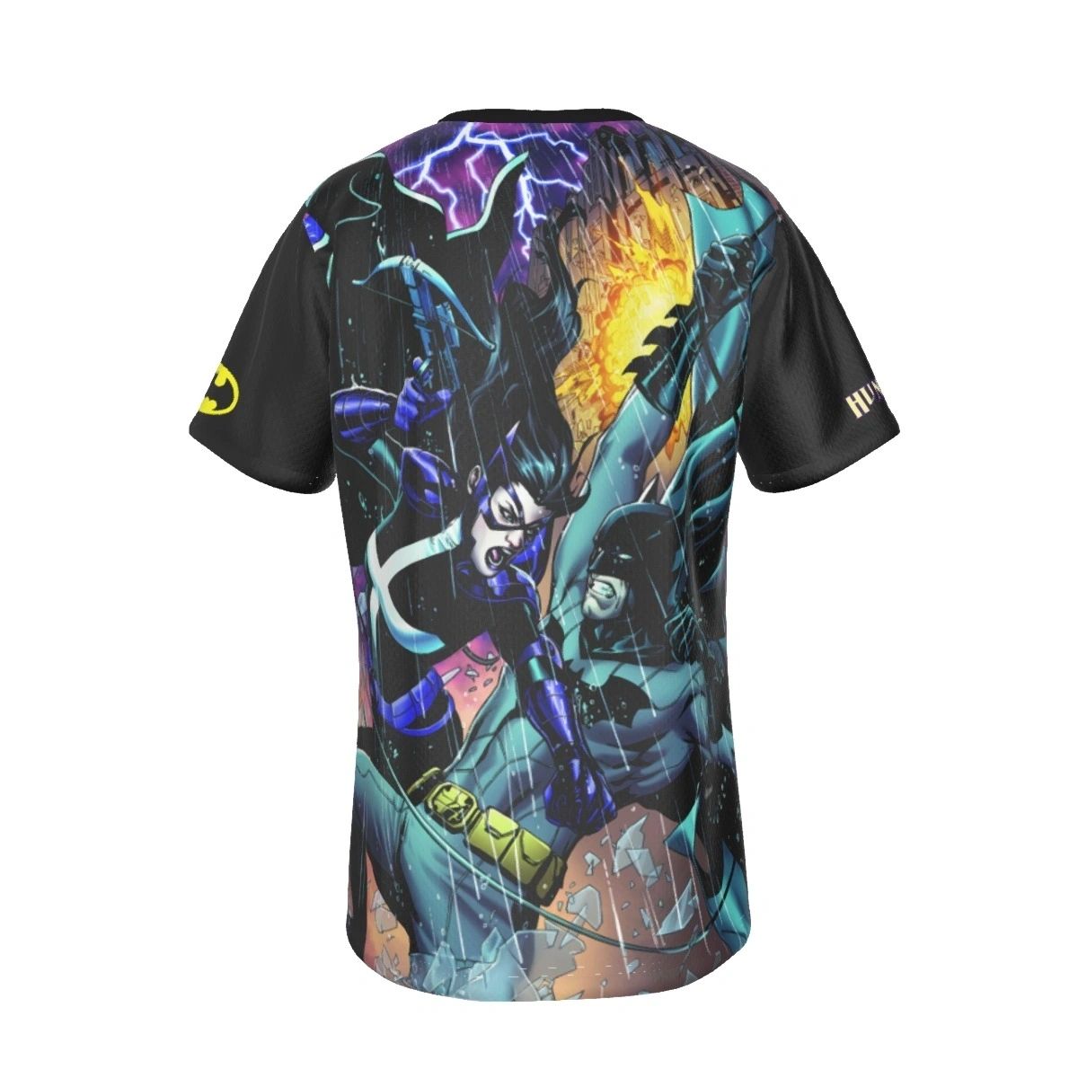 HUNTRESS VS BATMAN COVER ALL OVER SHIRT AND TANK TOP