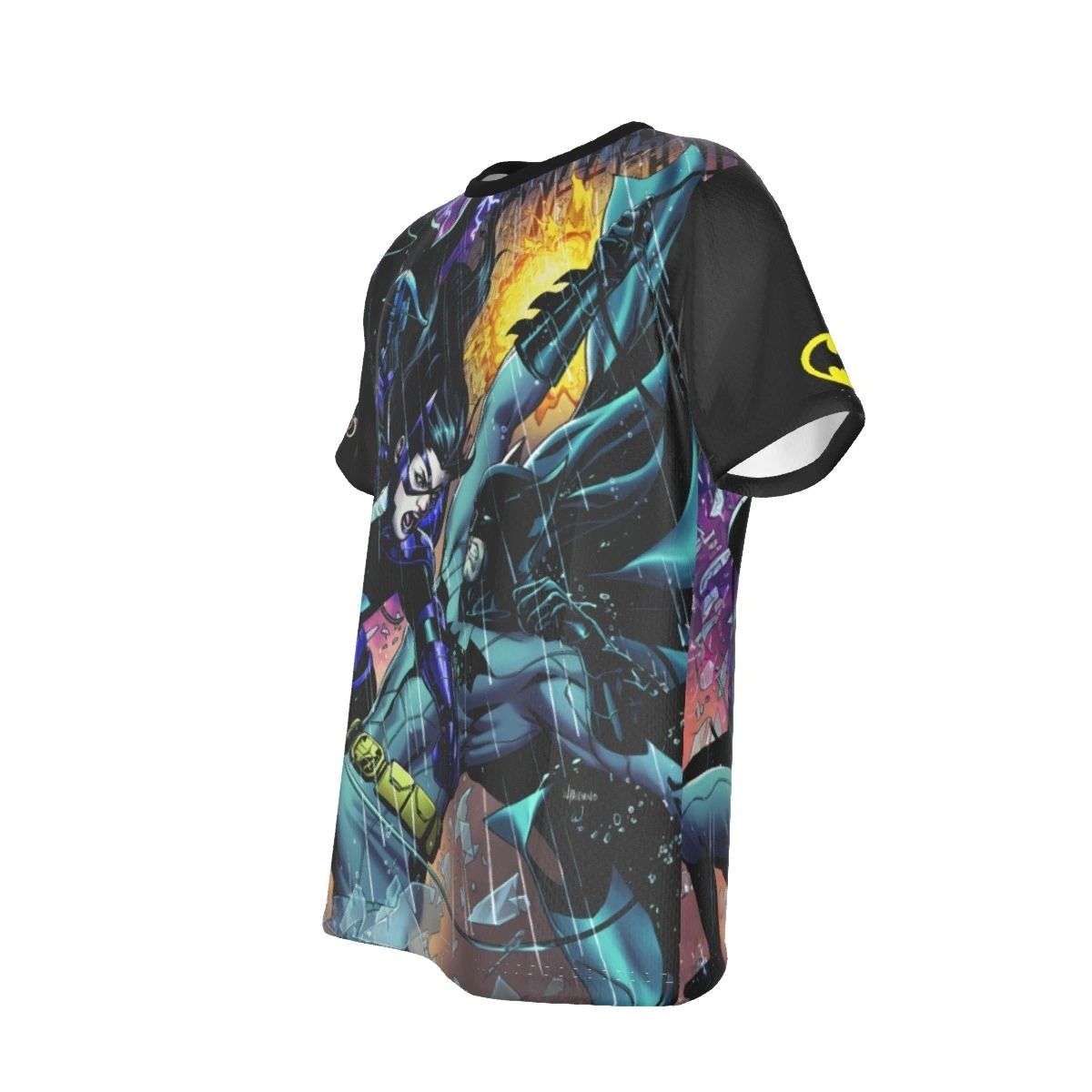 HUNTRESS VS BATMAN COVER ALL OVER SHIRT AND TANK TOP