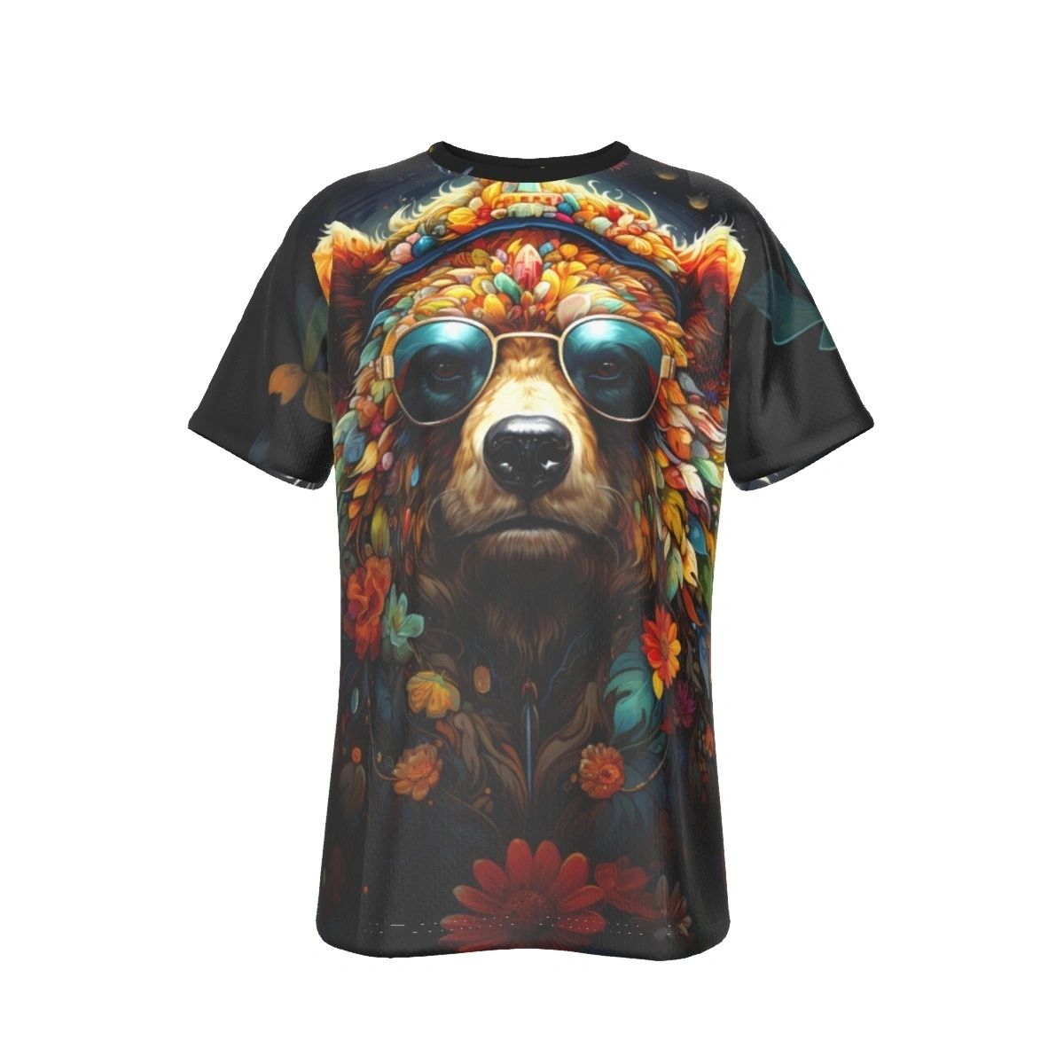 BURNIN' BEAR ALL OVER SHIRT AND TANK TOP