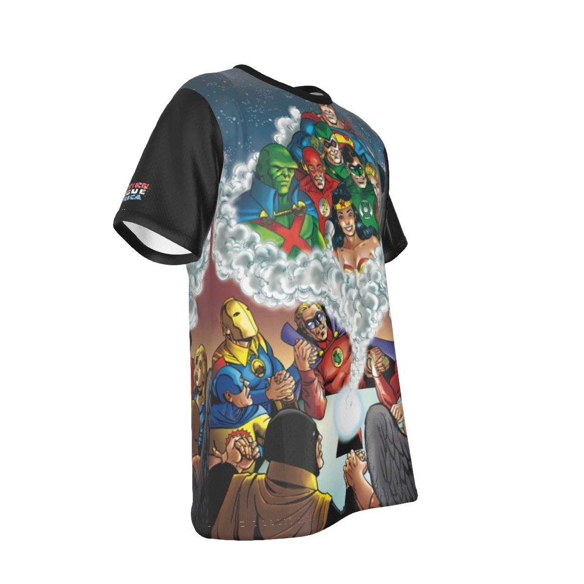 JLA 21 COMPANION PEREZ ART COVER ALL OVER SHIRT AND TANK TOP
