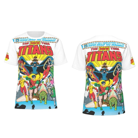 NEW TEEN TITANS 1 PEREZ ART COVER ALL OVER SHIRT AND TANK TOP