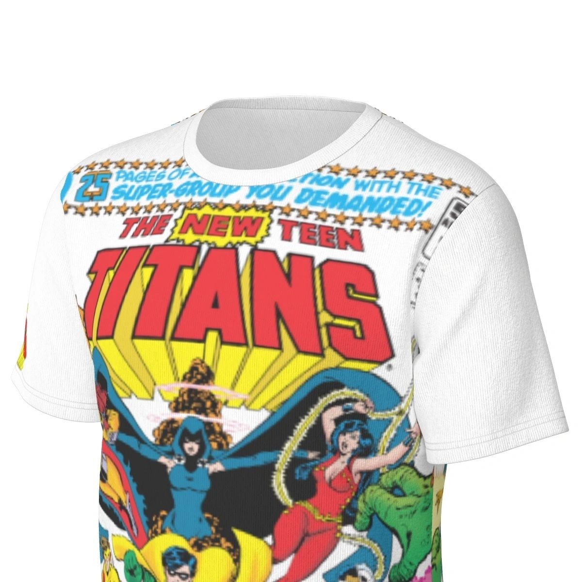 NEW TEEN TITANS 1 PEREZ ART COVER ALL OVER SHIRT AND TANK TOP