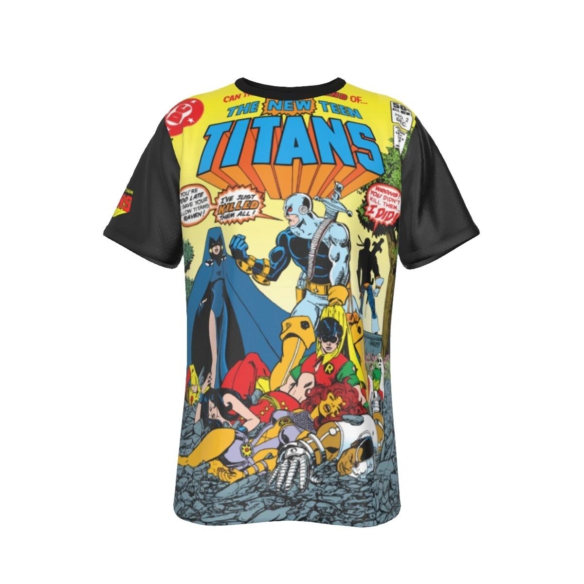 TEEN TITANS 2 PEREZ ART COVER ALL OVER SHIRT AND TANK TOP