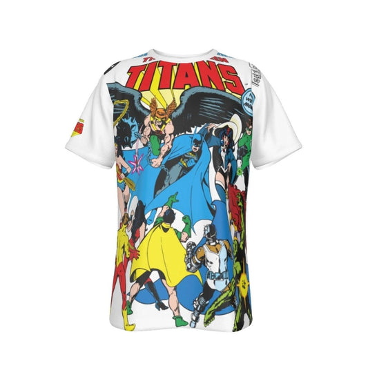 TEEN TITANS 4 PEREZ ART COVER ALL OVER SHIRT AND TANK TOP