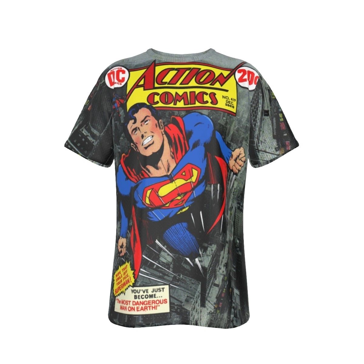 SUPERMAN ACTION 419 ALL OVER SHIRT AND TANK TOP