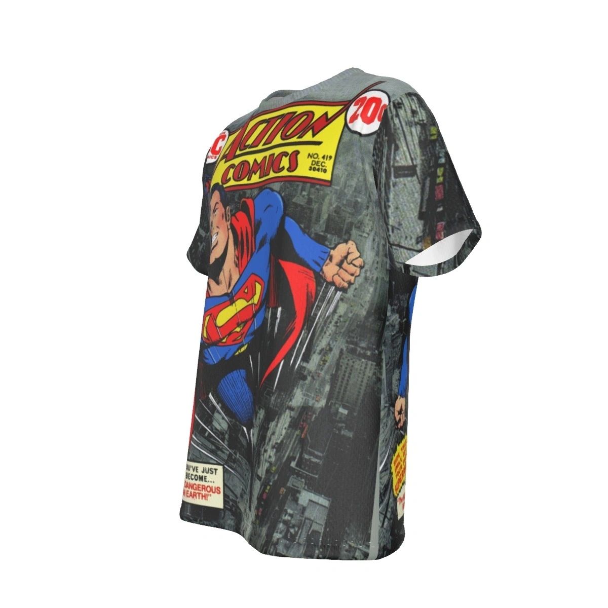 SUPERMAN ACTION 419 ALL OVER SHIRT AND TANK TOP