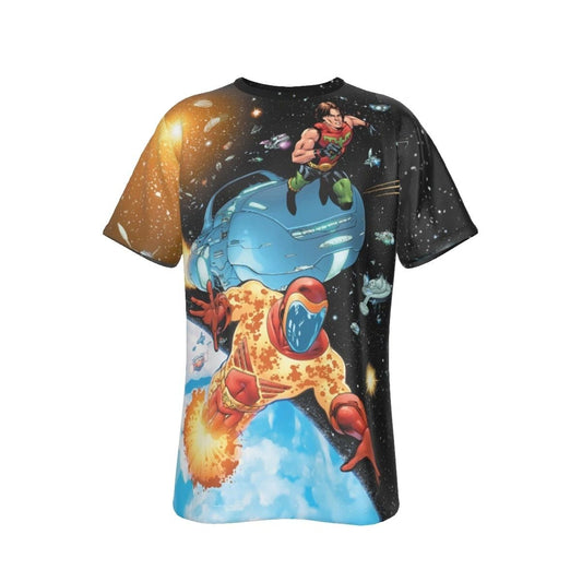 ULTRA BOY WILDFIRE LEGION COVER PRINT SHIRT AND TANK TOP
