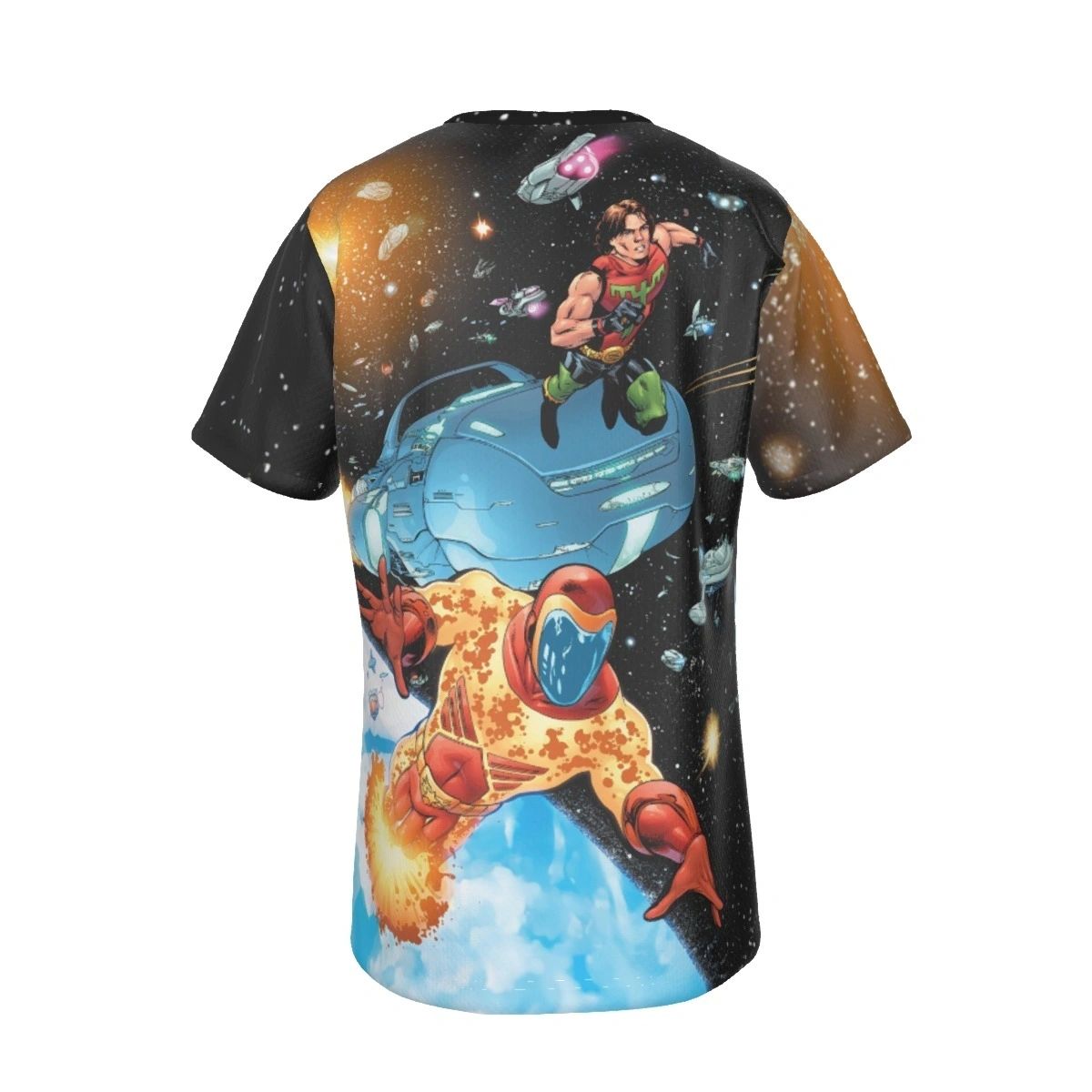 ULTRA BOY WILDFIRE LEGION COVER PRINT SHIRT AND TANK TOP