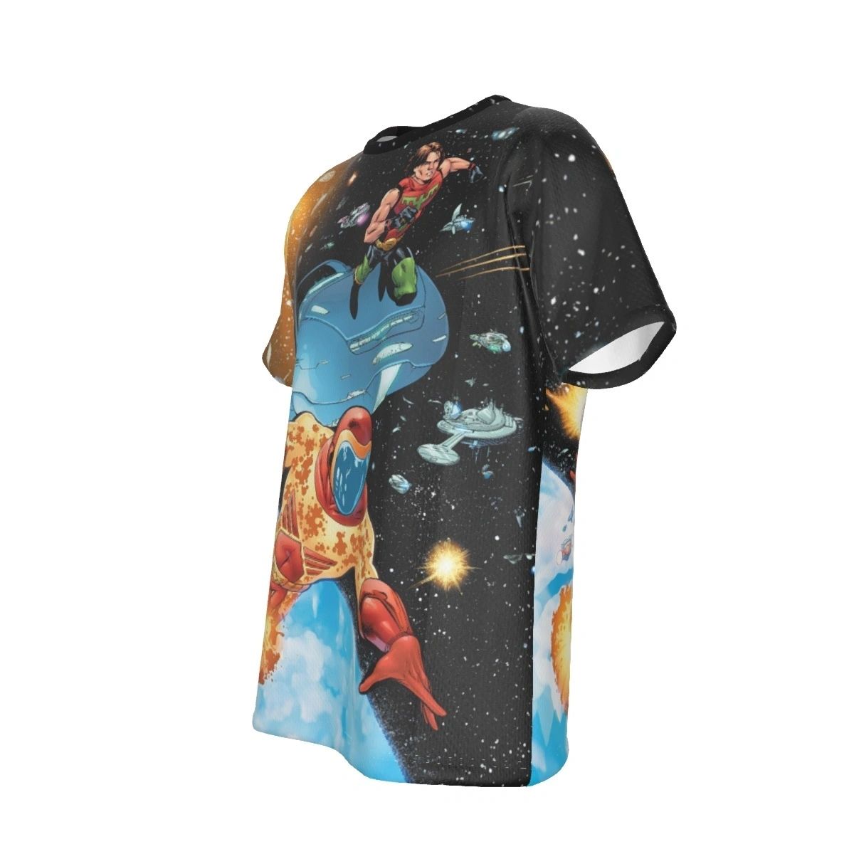 ULTRA BOY WILDFIRE LEGION COVER PRINT SHIRT AND TANK TOP