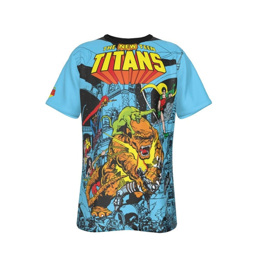 TEEN TITANS 5 PEREZ ART COVER ALL OVER SHIRT AND TANK TOP