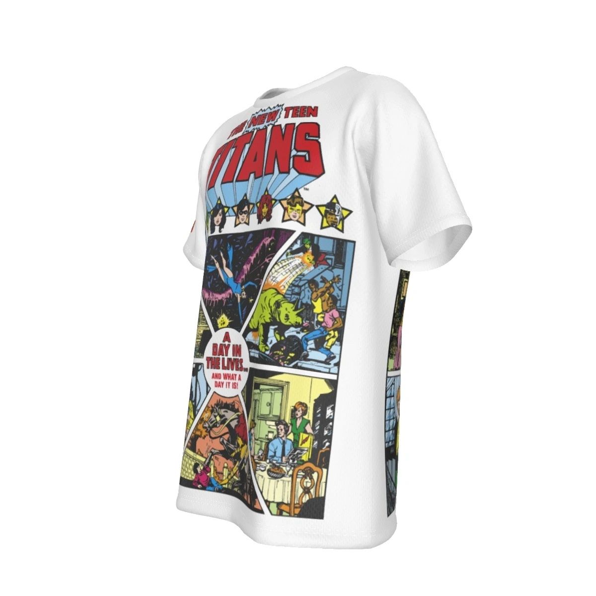 TEEN TITANS 8 PEREZ ART COVER ALL OVER SHIRT AND TANK TOP