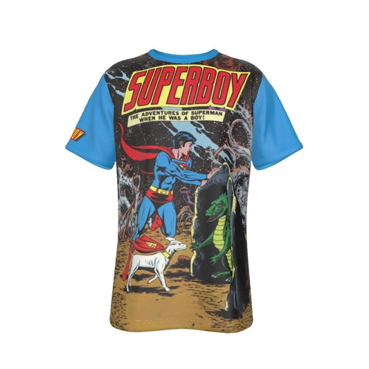SUPERBOY MODEL COVER PRINT SHIRT AND TANK TOP