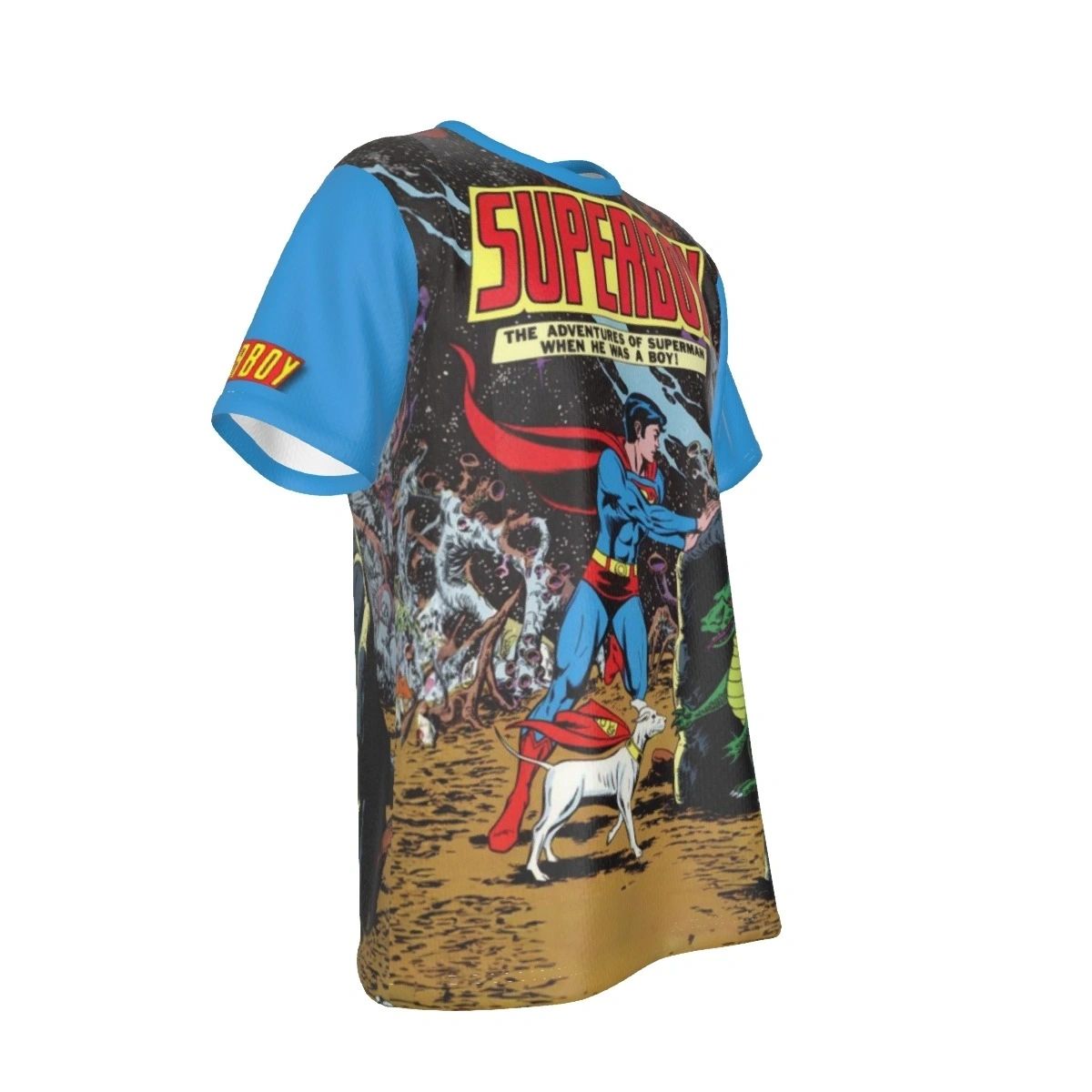 SUPERBOY MODEL COVER PRINT SHIRT AND TANK TOP
