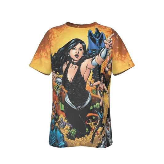 RETURN OF DONNA TROY COVER PRINT SHIRT AND TANK TOP