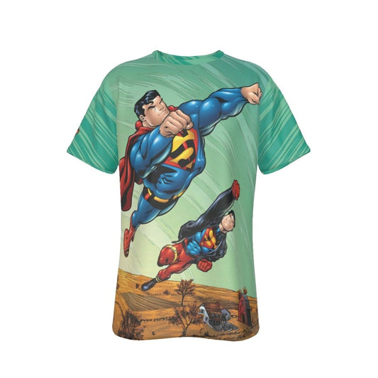 SUPERMAN SUPERBOY COVER PRINT SHIRT AND TANK TOP -MCGUINNESS ART