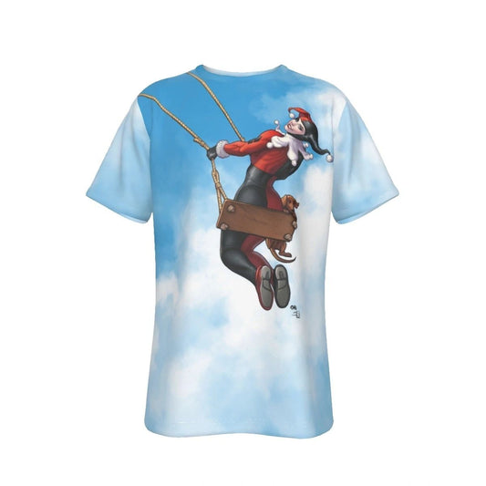 HARLEY QUINN SWING COVER PRINT SHIRT AND TANK TOP