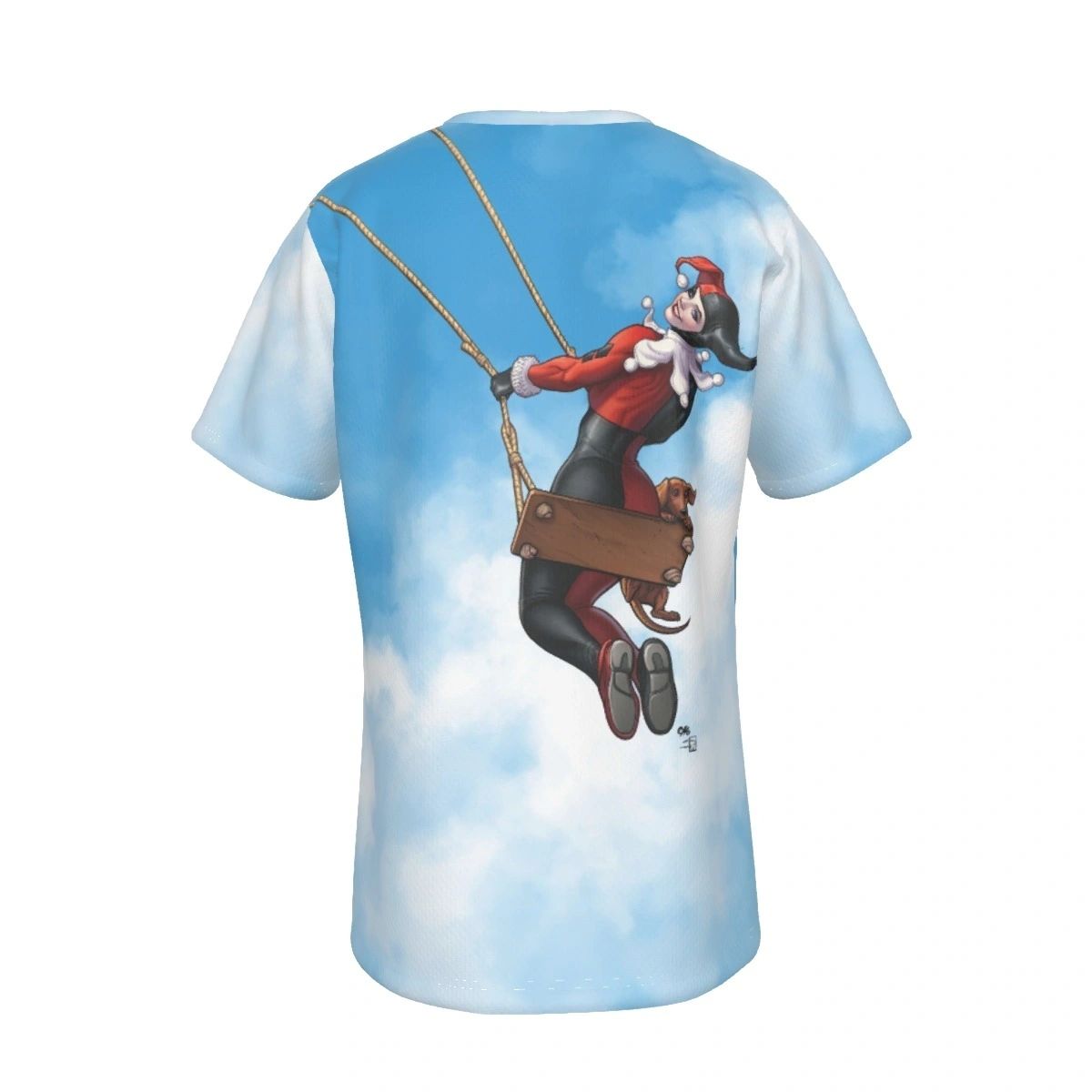 HARLEY QUINN SWING COVER PRINT SHIRT AND TANK TOP