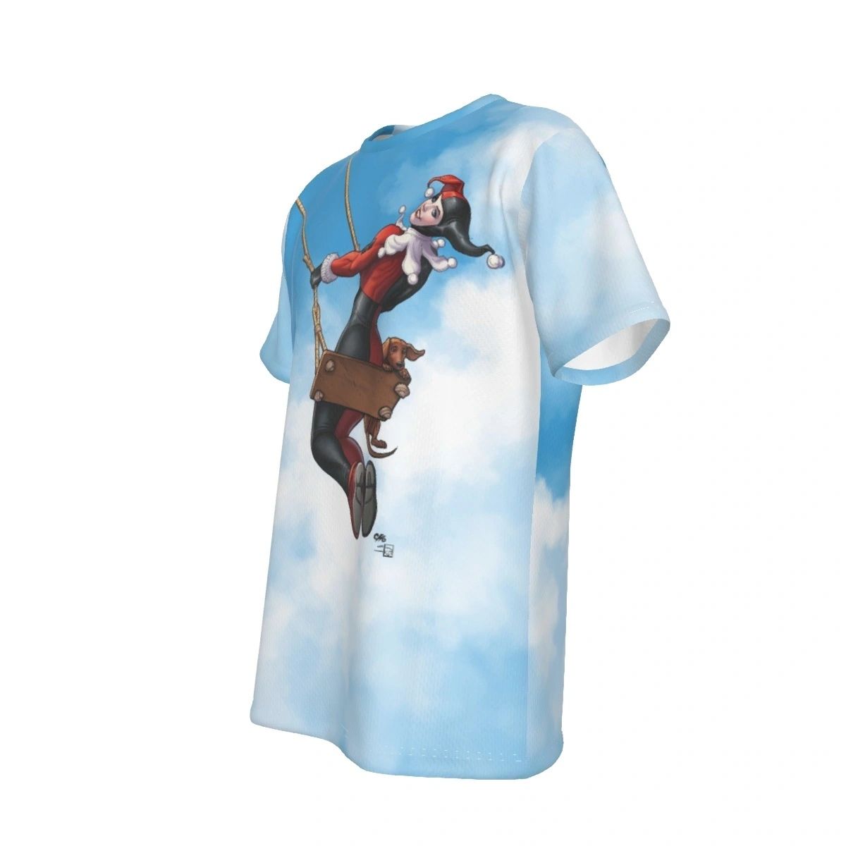 HARLEY QUINN SWING COVER PRINT SHIRT AND TANK TOP