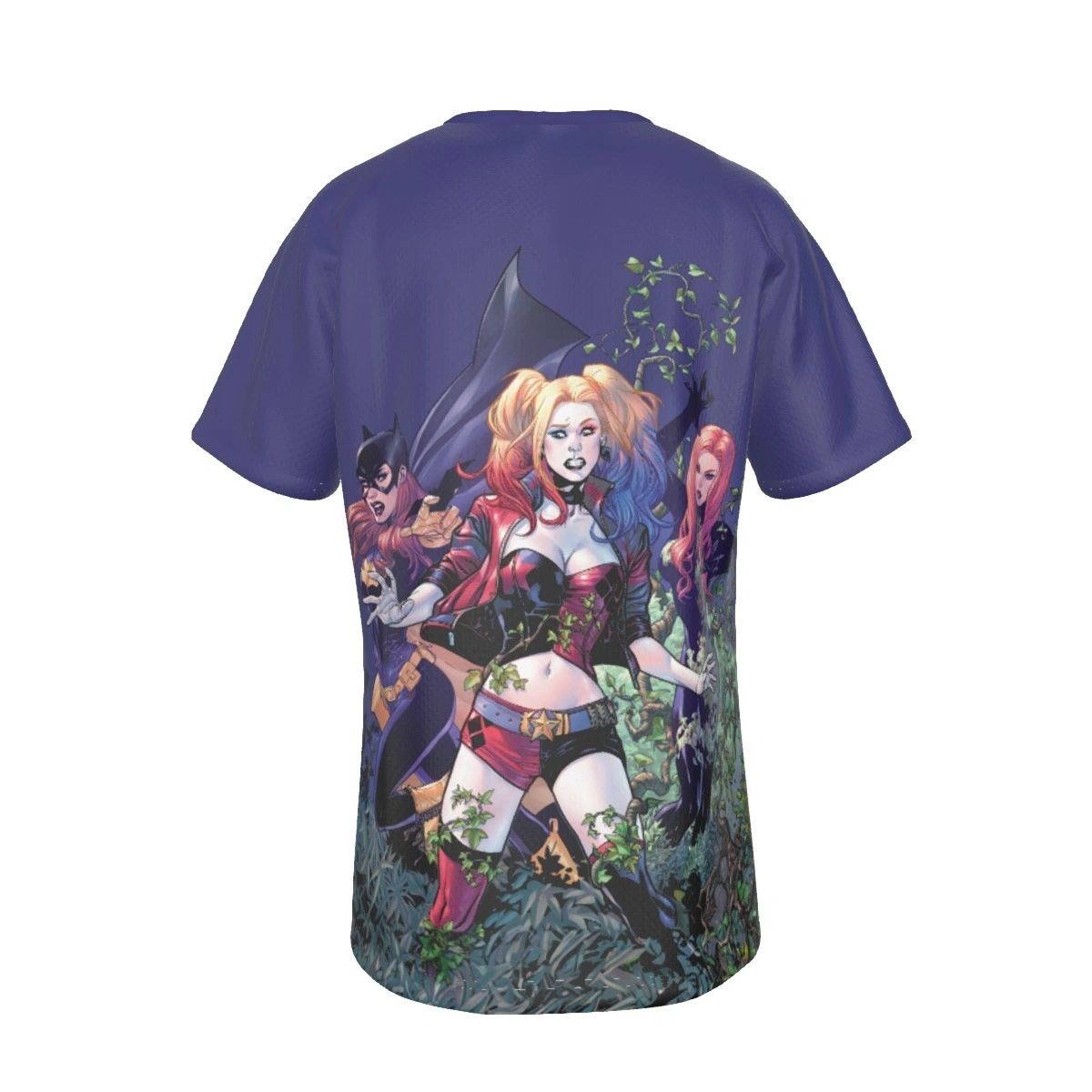 HARLEY QUINN BATGIRL POISON IVY COVER PRINT SHIRT AND TANK TOP