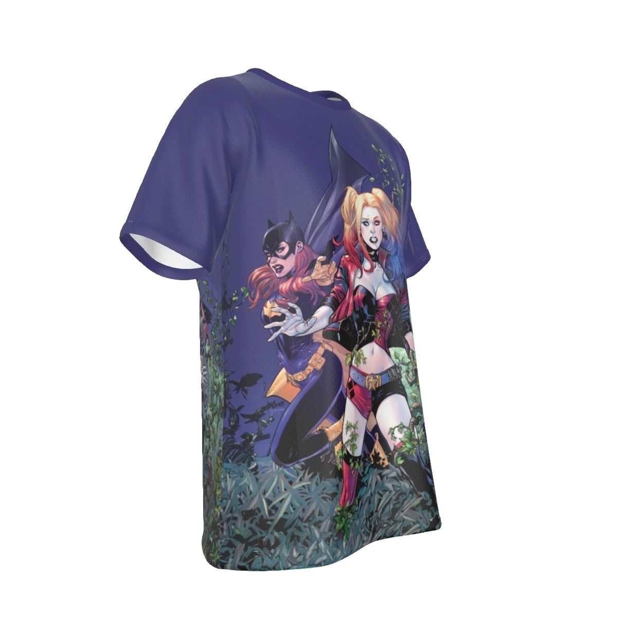 HARLEY QUINN BATGIRL POISON IVY COVER PRINT SHIRT AND TANK TOP