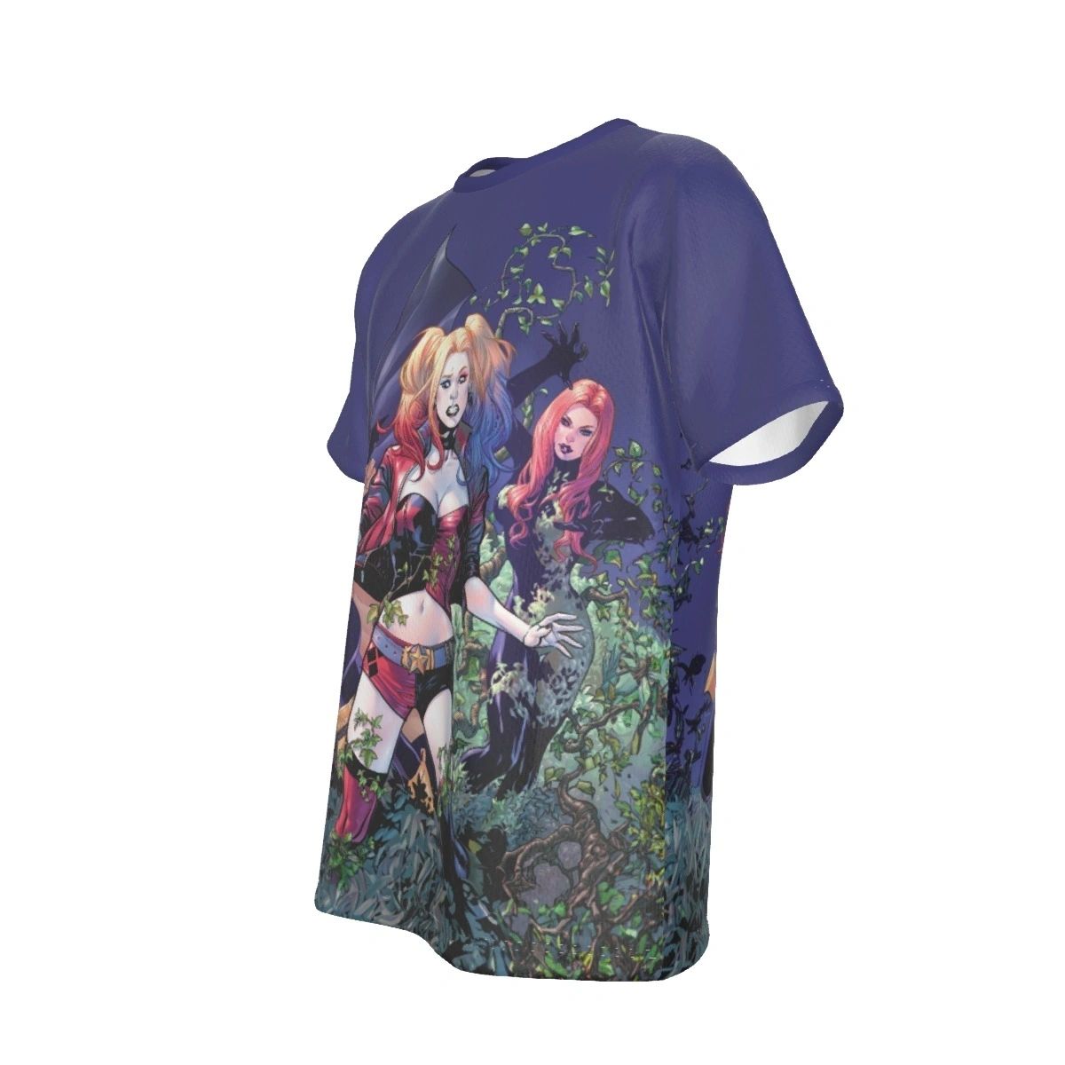 HARLEY QUINN BATGIRL POISON IVY COVER PRINT SHIRT AND TANK TOP