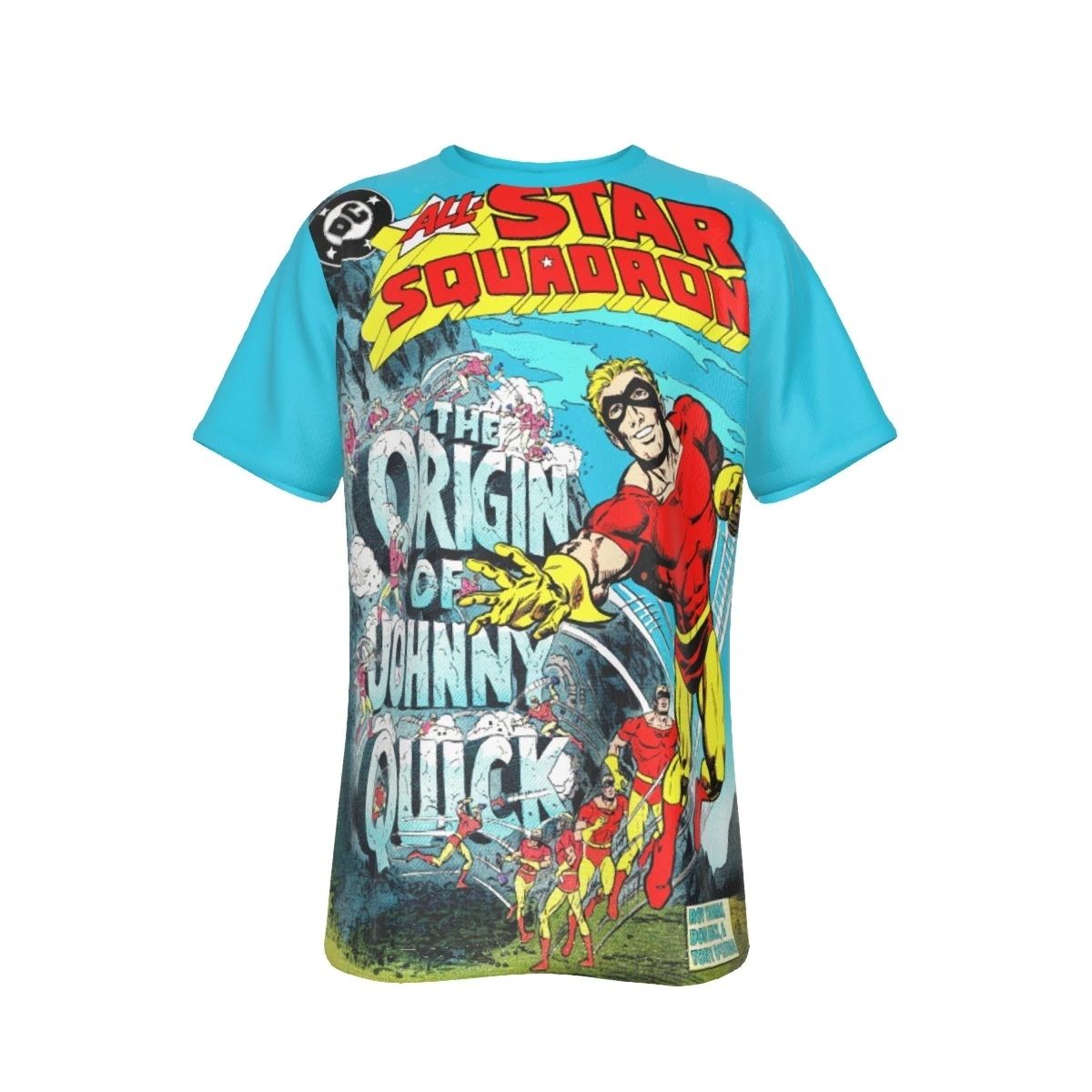 ALL STAR SQUADRON 67 COVER ALL OVER PRINT SHIRT AND TANK TOP WITH JOHNNY QUICK