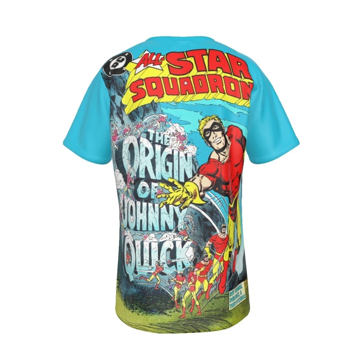 ALL STAR SQUADRON 67 COVER ALL OVER PRINT SHIRT AND TANK TOP WITH JOHNNY QUICK